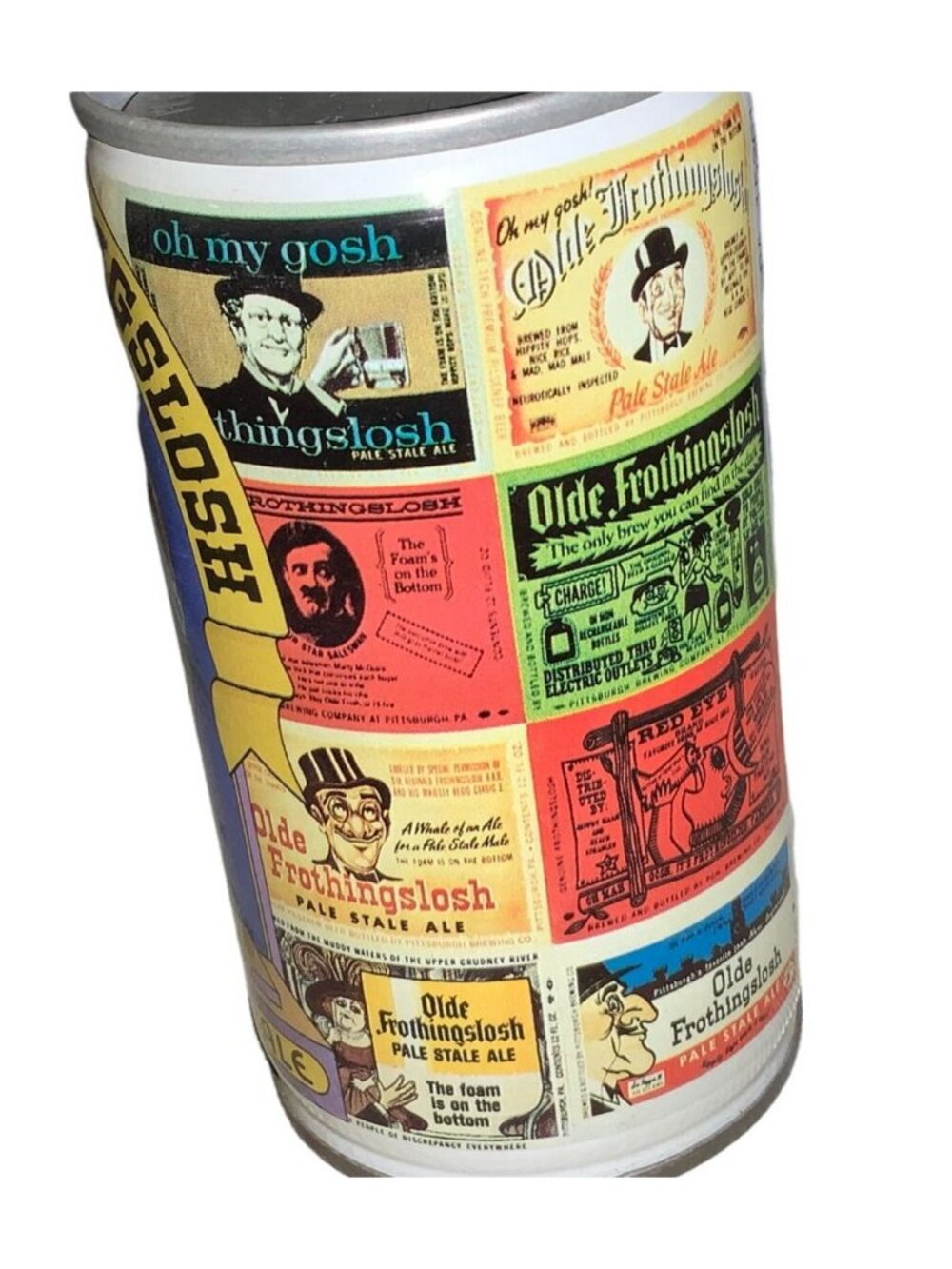 Olde Frothingslosh Beer Can Pittsburg Brewing Company  Collectible  Empty - Picture 4 of 16